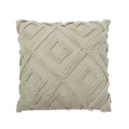 OHS 2 x Tufted Geo Cushion Cover Luxury Modern in Green - Size: 45 cm x 45 cm - thumbnail 8