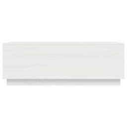 Berkfield Home Coffee Table White 100x50x35 cm Solid Wood Pine - Size: 100 x 50 x 35 cm - thumbnail 6