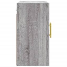 Berkfield Home Wall Cabinet Grey Sonoma 60x31x60 cm Engineered Wood - Size: 60 x 31 x 60 cm - thumbnail 7