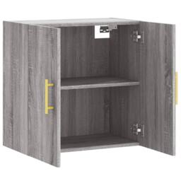 Berkfield Home Wall Cabinet Grey Sonoma 60x31x60 cm Engineered Wood - Size: 60 x 31 x 60 cm - thumbnail 6