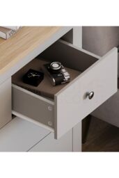 Home Discount Vida Designs Arlington 3+2 Drawer Chest Of Drawers Storage Bedroom Furniture in Grey - thumbnail 4