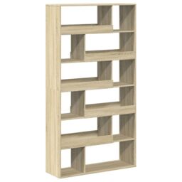 Berkfield Home Room Divider Sonoma Oak 100x33x187.5 cm Engineered Wood in Brown - thumbnail 6