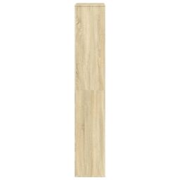 Berkfield Home Room Divider Sonoma Oak 100x33x187.5 cm Engineered Wood in Brown - thumbnail 5