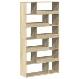 Berkfield Home Room Divider Sonoma Oak 100x33x187.5 cm Engineered Wood in Brown - thumbnail 2