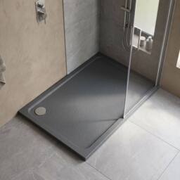 Balterley Rectangular Shower Tray 1000x800mm in Grey - thumbnail 3