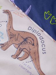 Catherine Lansfield 'Prehistoric Dinosaurs' Duvet Cover Set in Natural - Size: Double - thumbnail 4