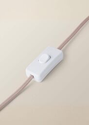 ValueLights Bobbins Painted Rose Pink Table Lamp Base Light in Pale Pink - thumbnail 3