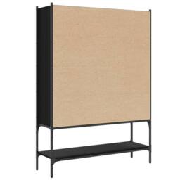 Berkfield Home Decorative Bookcase Black 102x30x141.5 cm Engineered Wood - thumbnail 7