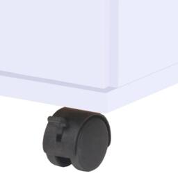 Berkfield Home Drawer Unit 45x33x60 cm White - Size: 45 x 33 x 60 cm - thumbnail 4