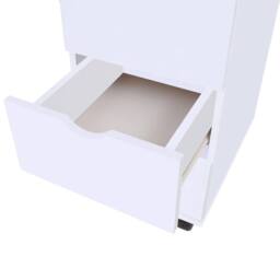 Berkfield Home Drawer Unit 45x33x60 cm White - Size: 45 x 33 x 60 cm - thumbnail 5