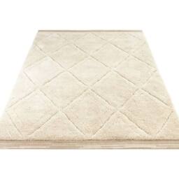 THE RUGS Colin Diamond Design Deep Pile Rug Soft 22mm High Pile Luxury in Cream - Size: 120 cm x 170 cm - thumbnail 3