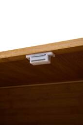 Garden Sanctuary Multi-functional Wooden Coat Rack with Storage Drawers in Natural - thumbnail 7