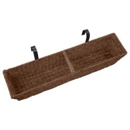 Berkfield Home Garden Planters 2 pcs Water Hyacinth Brown - thumbnail 5