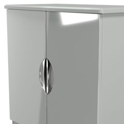 Ready Assembled 2 U Holborn 2 Door Cabinet (Ready Assembled) in Mid Grey - thumbnail 5
