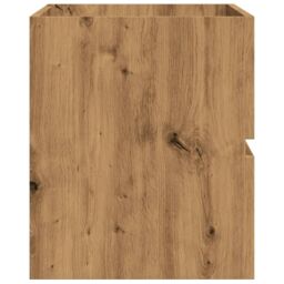 Berkfield Home Sink Cabinet Artisian Oak 90x38.5x45 cm Engineered Wood in Brown - thumbnail 5