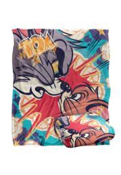 Warner Bros. Jappy Agoncillo Tom & Jerry Silky Touch Super Soft Throw Blanket 152 X 127 cm in White - thumbnail 2