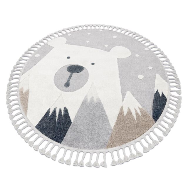 RugsX Yoyo Rug in Grey - Size: 160 cm diameter - image 1