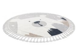 RugsX Yoyo Rug in Grey - Size: 160 cm diameter - thumbnail 4