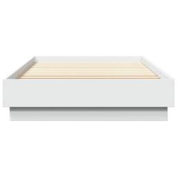 Berkfield Home Durable Bed Frame without Mattress with LED Lights White 100x200 cm - thumbnail 6
