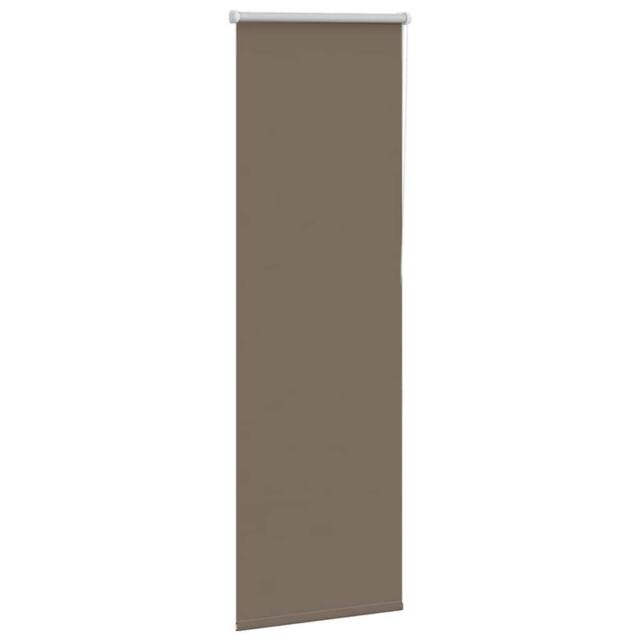 Berkfield Home Roller Blind Blackout Coffee 45x150 cm Fabric Width 40.7 cm Polyester in Brown - image 1