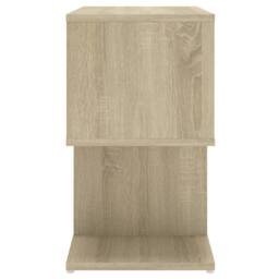 Berkfield Home Bedside Cabinet Sonoma Oak 50x30x51.5 cm Engineered Wood in Brown - thumbnail 6
