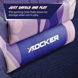 X Rocker Video Rocker Gaming Chair for Kids in Pink - thumbnail 3