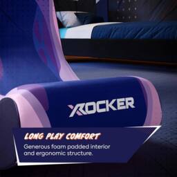 X Rocker Video Rocker Gaming Chair for Kids in Pink - thumbnail 4
