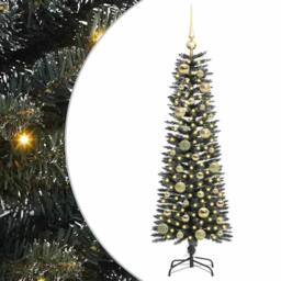 Berkfield Home Elegant Artificial Christmas Tree with Stand Green 40.5 x 40.5 x - thumbnail 3