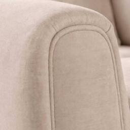 Furnishings For Less UK Ascot Large 2 Seater Sofa Chenille Fabric Beige Couch - thumbnail 6