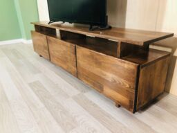 Destina Home TV Stand, Solid Wood, Handmade, 174 cm, Magnus in Brown - Size: 1 Pack - thumbnail 9