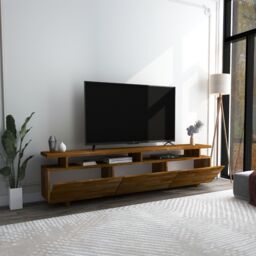 Destina Home TV Stand, Solid Wood, Handmade, 174 cm, Magnus in Brown - Size: 1 Pack - thumbnail 4
