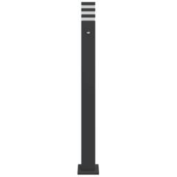 Berkfield Home Outdoor Floor Lamp with Sensor Black 110 cm Aluminium - thumbnail 4