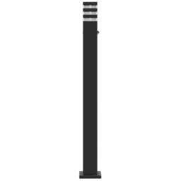 Berkfield Home Outdoor Floor Lamp with Sensor Black 110 cm Aluminium - thumbnail 5