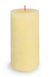 KDMD Sunny Yellow Bolsius Rustic Shine Candle 130mm x 68mm