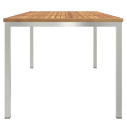 Berkfield Home Outdoor Dining Table 180x90x75 cm Solid Wood Acacia in Brown - Size: 180 x 90 x 75 cm - thumbnail 6