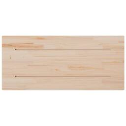 Berkfield Home Table Top 90x40x2.5 cm Rectangular Solid Wood Pine in Light Tan - thumbnail 6