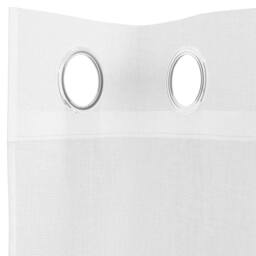 Berkfield Home Voile Curtains with Grommets 2 pcs White - thumbnail 5