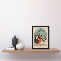 Artery8 Overture Cover for Woman from Seville Steinlen Framed Wall Art Print - Size: A4 - thumbnail 2