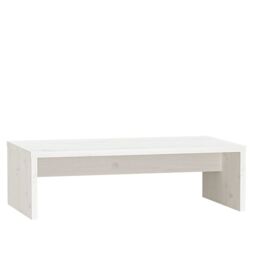 Berkfield Home Monitor Stand White 50x27x15 cm Solid Wood Pine - Size: 50 x 27 x 15 cm - thumbnail 2