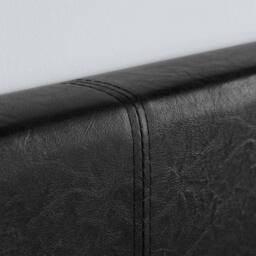 Birlea Berlin Black Ottoman Bed Faux Leather - Size: Small Double - thumbnail 4