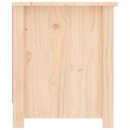 Berkfield Home Shoe Cabinet 110x38x45.5 cm Solid Wood Pine in Brown - thumbnail 5