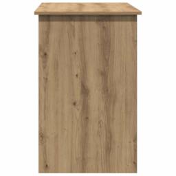 Berkfield Home Desk Artisan Oak 100x50x76 cm Engineered Wood in Brown - Size: 100 x 50 x 76 cm - thumbnail 6
