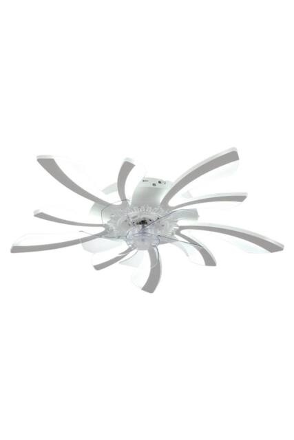78cm Artistic LED Ceiling Fan Light in White - image 1