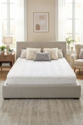 Living and Home Hybrid Mattress for Orthopaedic Support with Advanced Coil System in White - Size: Single - thumbnail 2