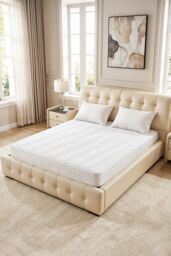 Living and Home Hybrid Mattress for Orthopaedic Support with Advanced Coil System in White - Size: Single - thumbnail 3