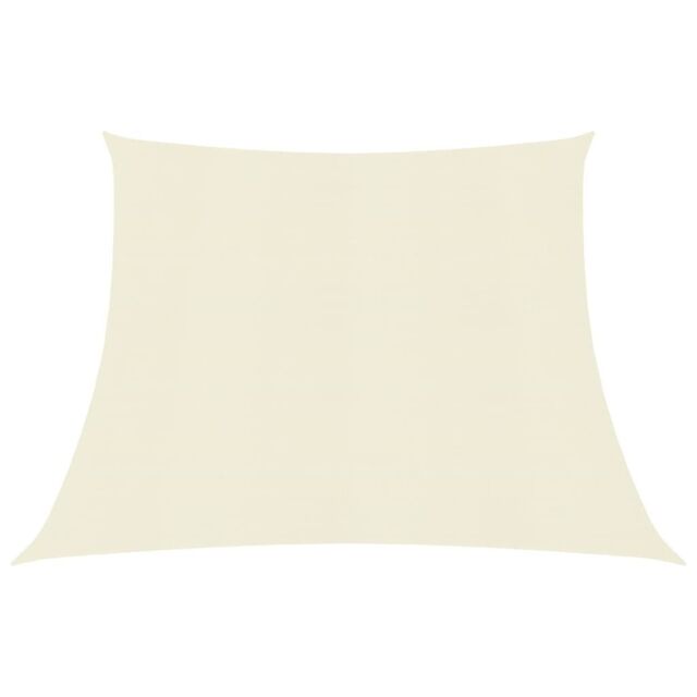 Berkfield Home Sunshade Sail 160 g/m ² Cream 3/4x2 m HDPE in Beige - image 1