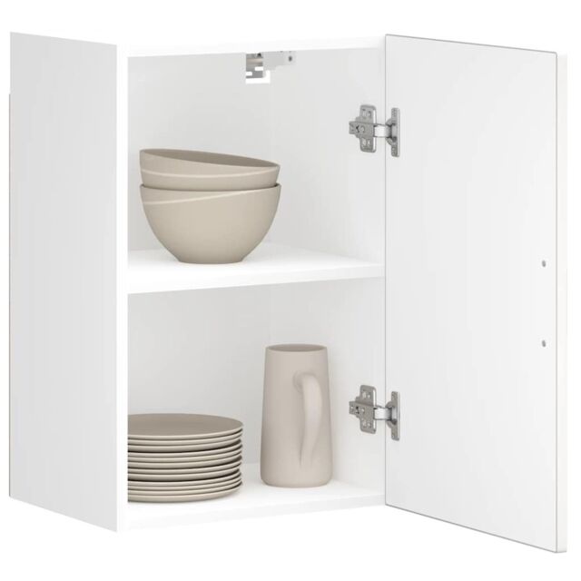 Berkfield Home Kitchen Wall Cabinet Porto White Engineered Wood - image 1