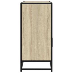 Berkfield Home Sideboard Sonoma Oak 100x35x76 cm Engineered Wood in Brown - Size: 100 x 35 x 76 cm - thumbnail 5
