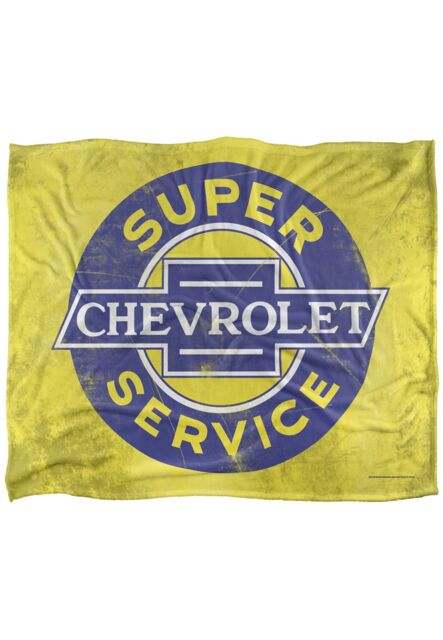 Chevrolet Super Service Silky Touch Super Soft Throw Blanket 152 X 127 cm in White - image 1