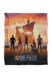Netflix One Piece Wanted Posters Silky Touch Soft Throw Blanket 152 X 127 Cm - thumbnail 1